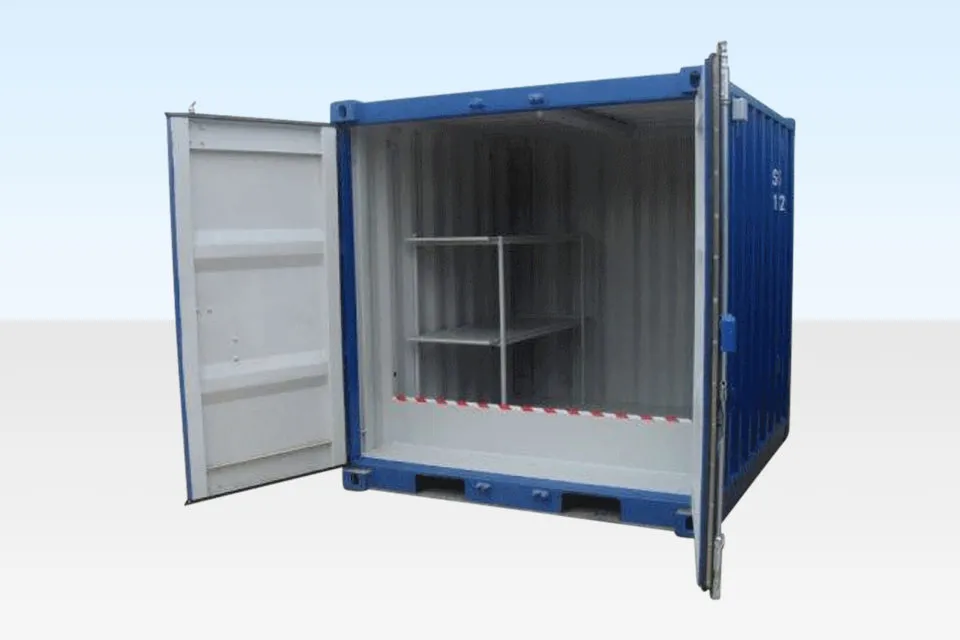 8ft x 8ft Raised Bunded Store