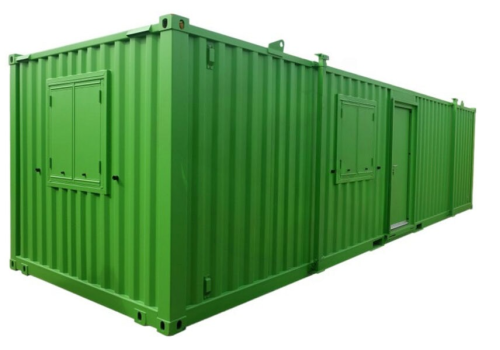 32×10 Green Office container